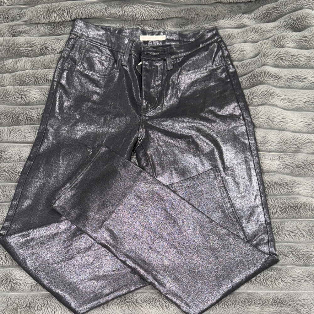 Levi's Metallic Silver Women's Jeans